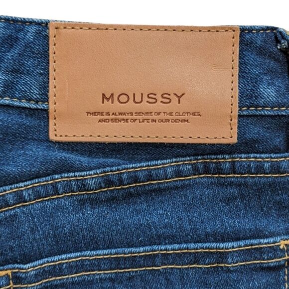 LIKE NEW MOUSSY Japan Women's Skinny Jeans Med Wash Size 25 - Picture 8 of 10